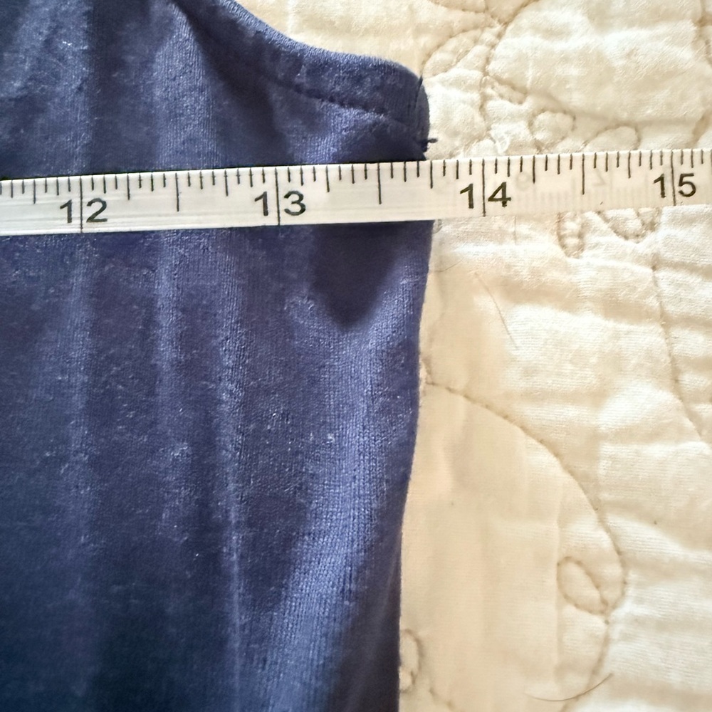 Brandy Melville Navy Faux Wrap Skater Mini Dress NWT One Size - Picture 7 of 11